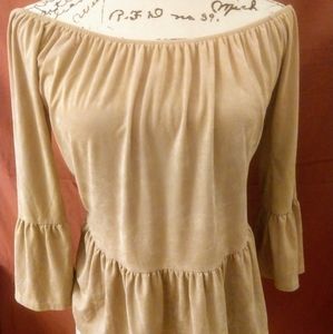 Off shoulder frill top babydoll style